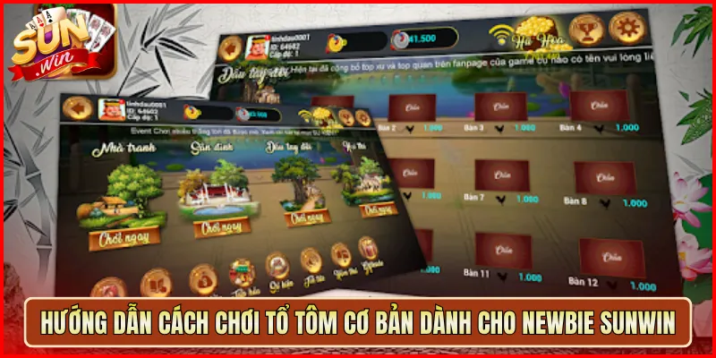 Hướng Dẫn Cách Chơi Tổ Tôm Cơ Bản Dành Cho Newbie Sunwin